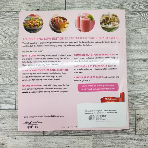 Betty Crocker Living with Cancer Cookbook Kris Ghosh MD MBA Linda Carson MD - Picture 10 of 13